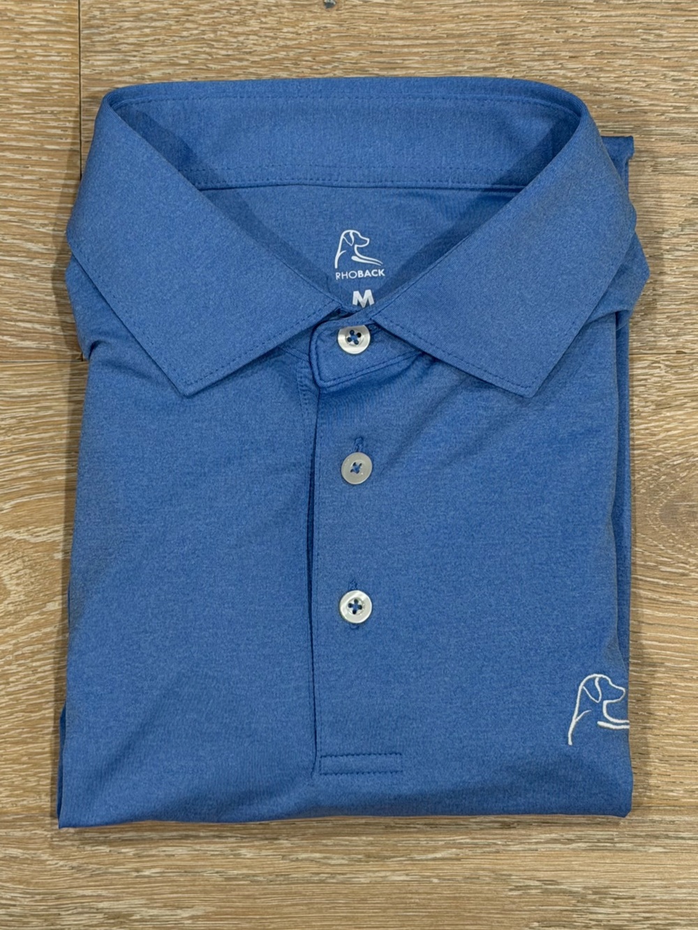 Rhoback Polo Shirt - Solid Blue